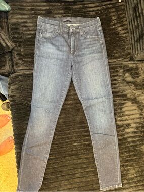 Joe’s Jeans The Skinny Medium Blue Gray Wash Stretch Denim